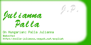 julianna palla business card